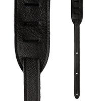 2” PRS Leather Strap, Embossed Birds, Black