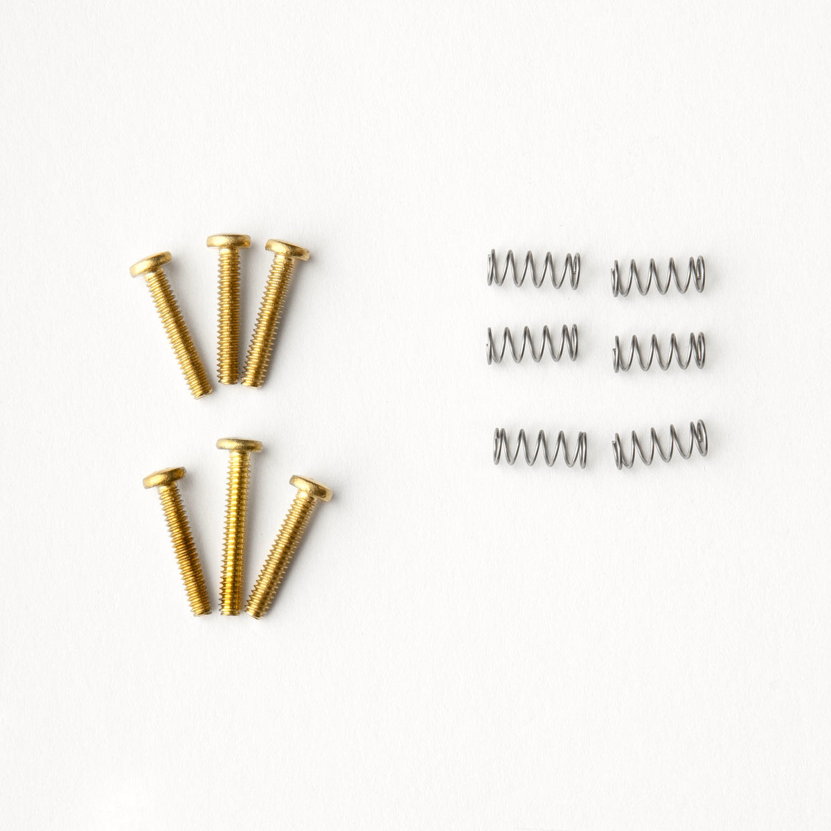 PRS Tremolo Intonation Screws & Springs - Set of Six (fits Gen II and Gen III Tremolos)