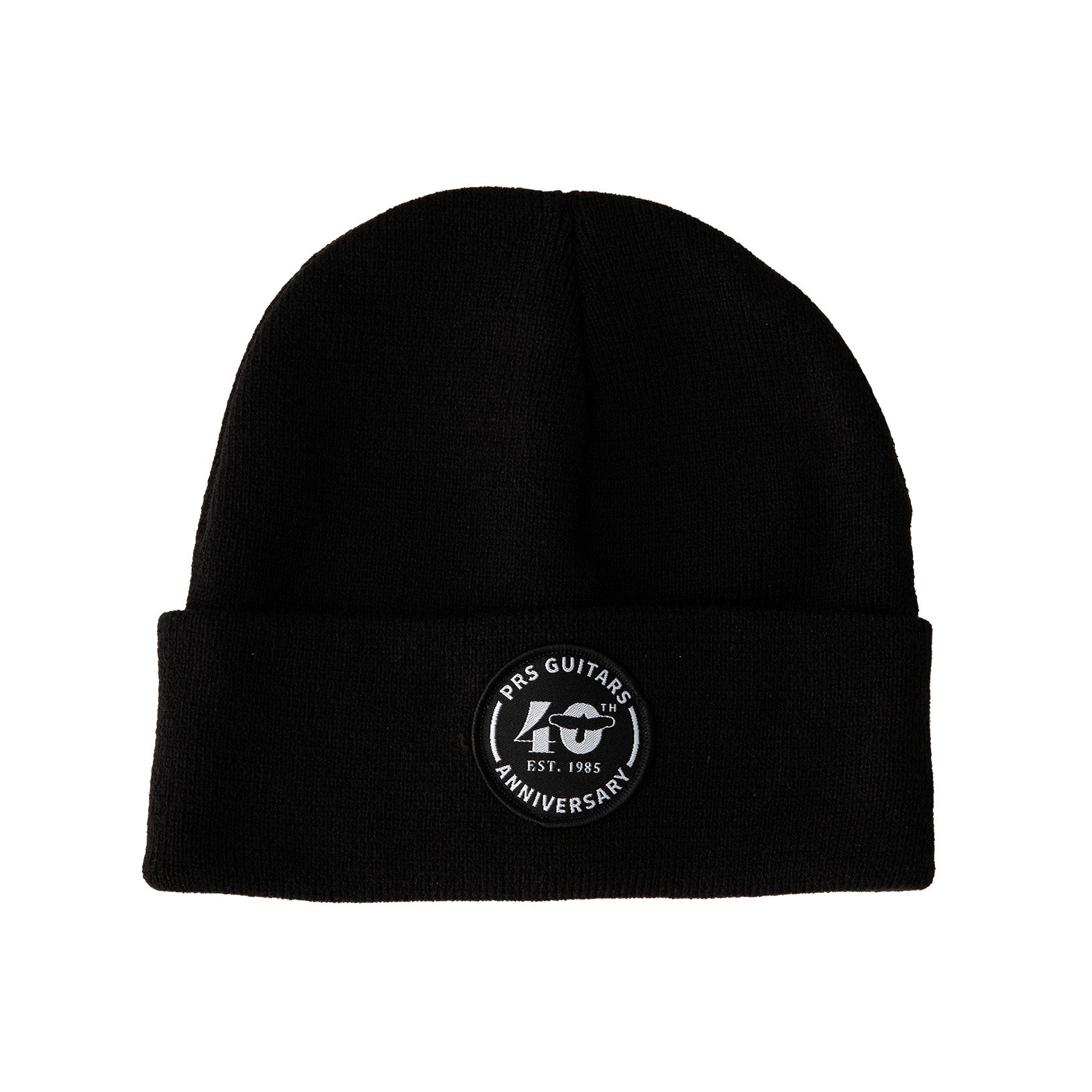 PRS 40th Anniversary Logo Cuffed Beanie, Black – PRS Guitars West