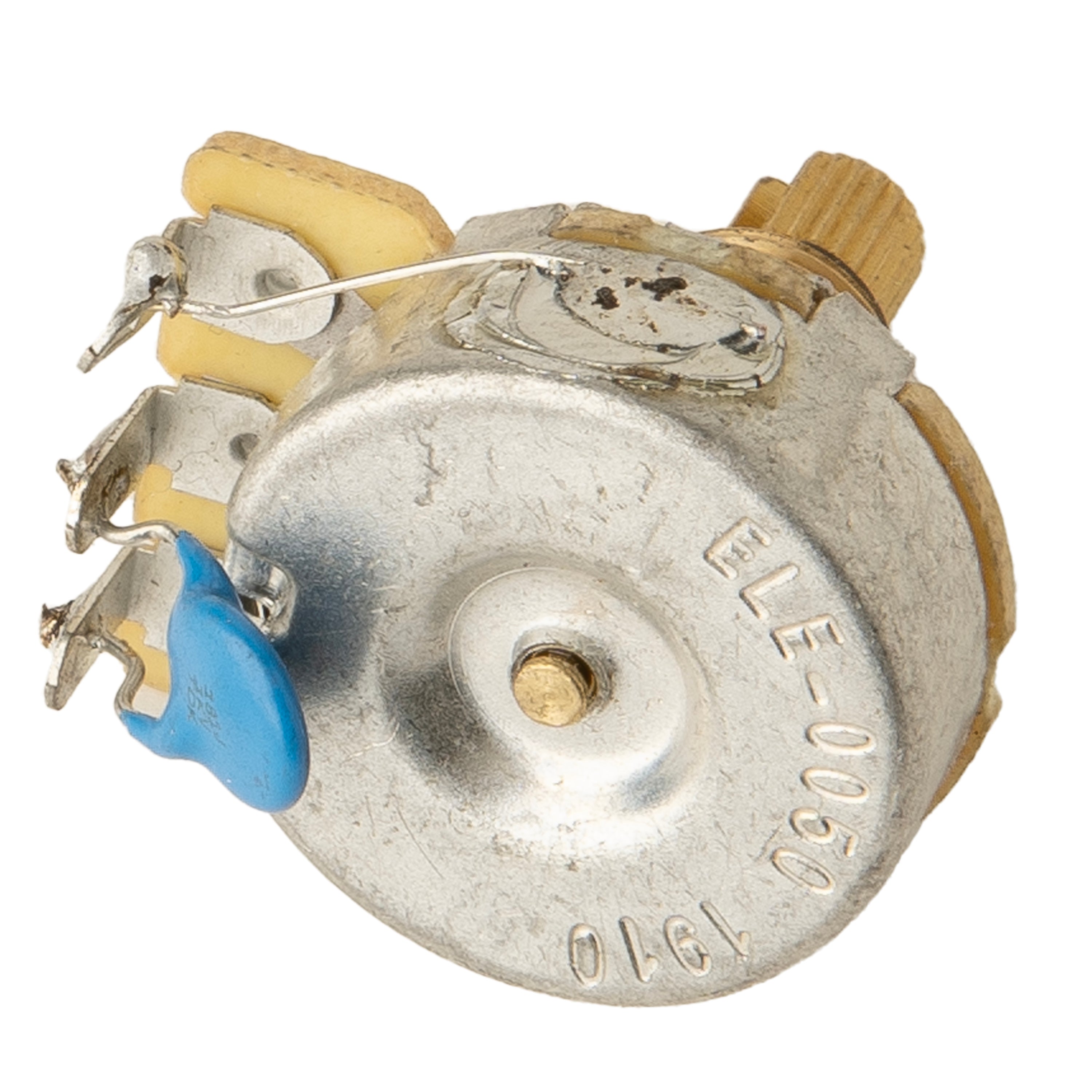 500K Lefty Medium-Shaft Potentiometer with 180 pF Capacitor – PRS