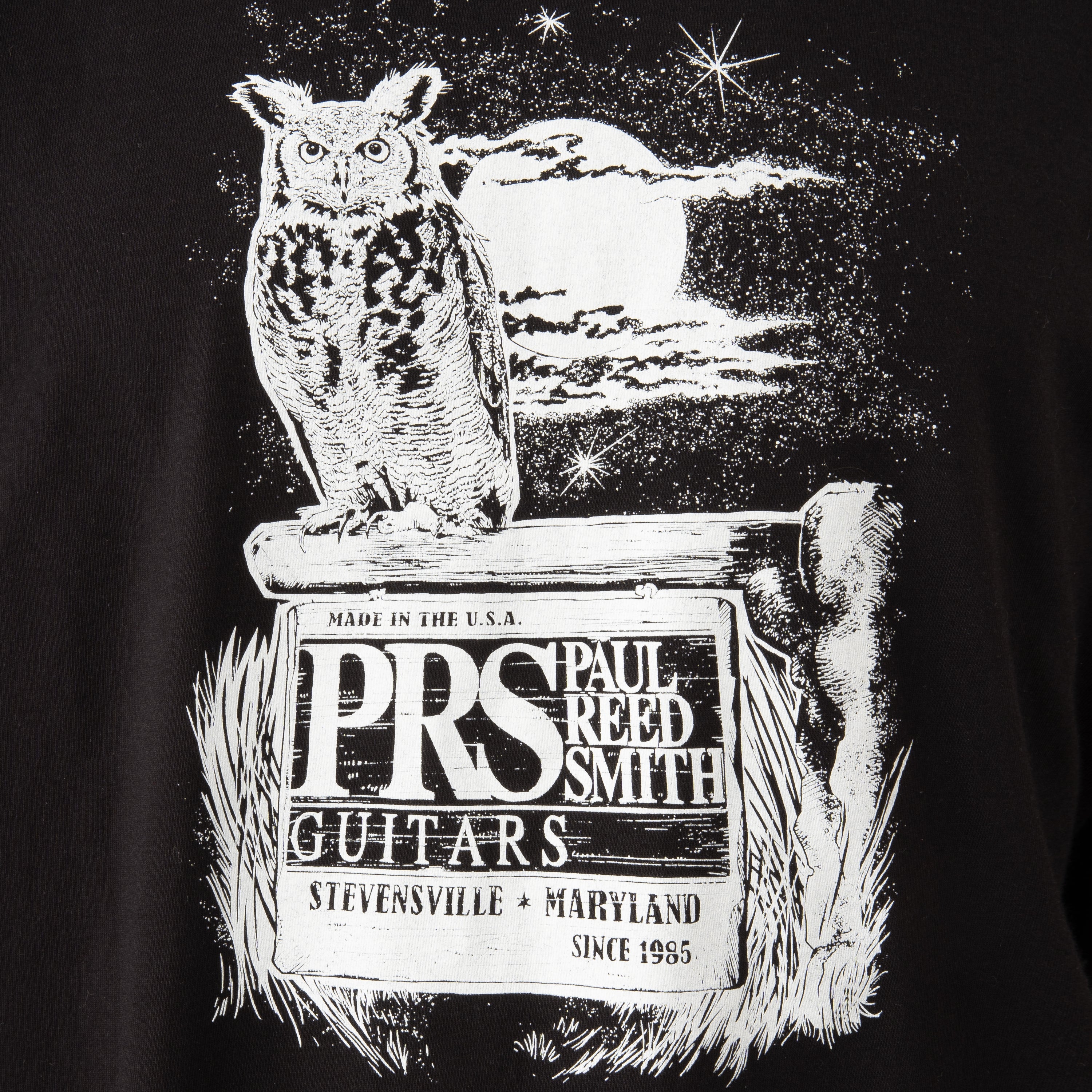PRS Owl Vignette Stevensville Tee – PRS Guitars West Street