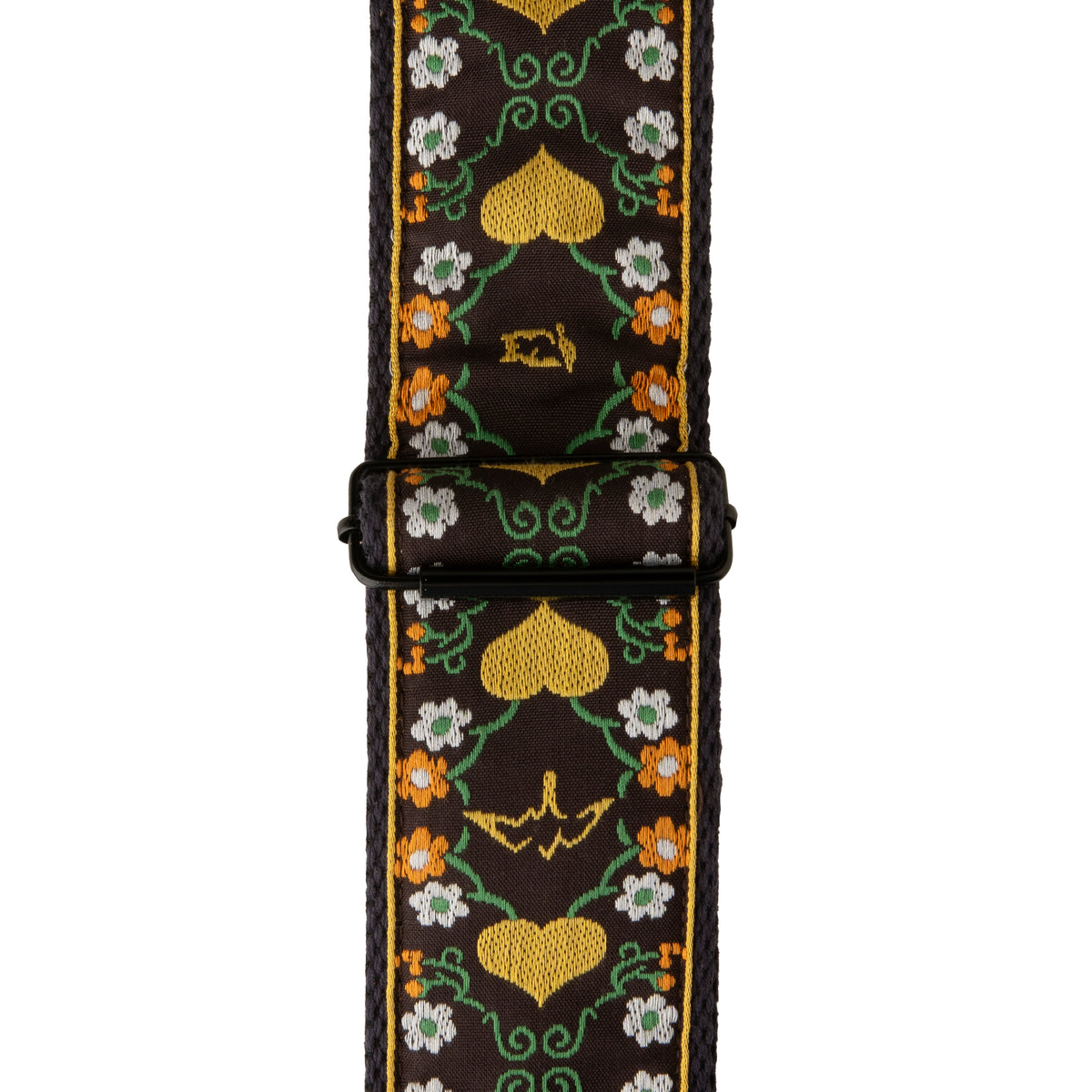 PRS 2.5” Retro Guitar Strap, Floral, Yellow