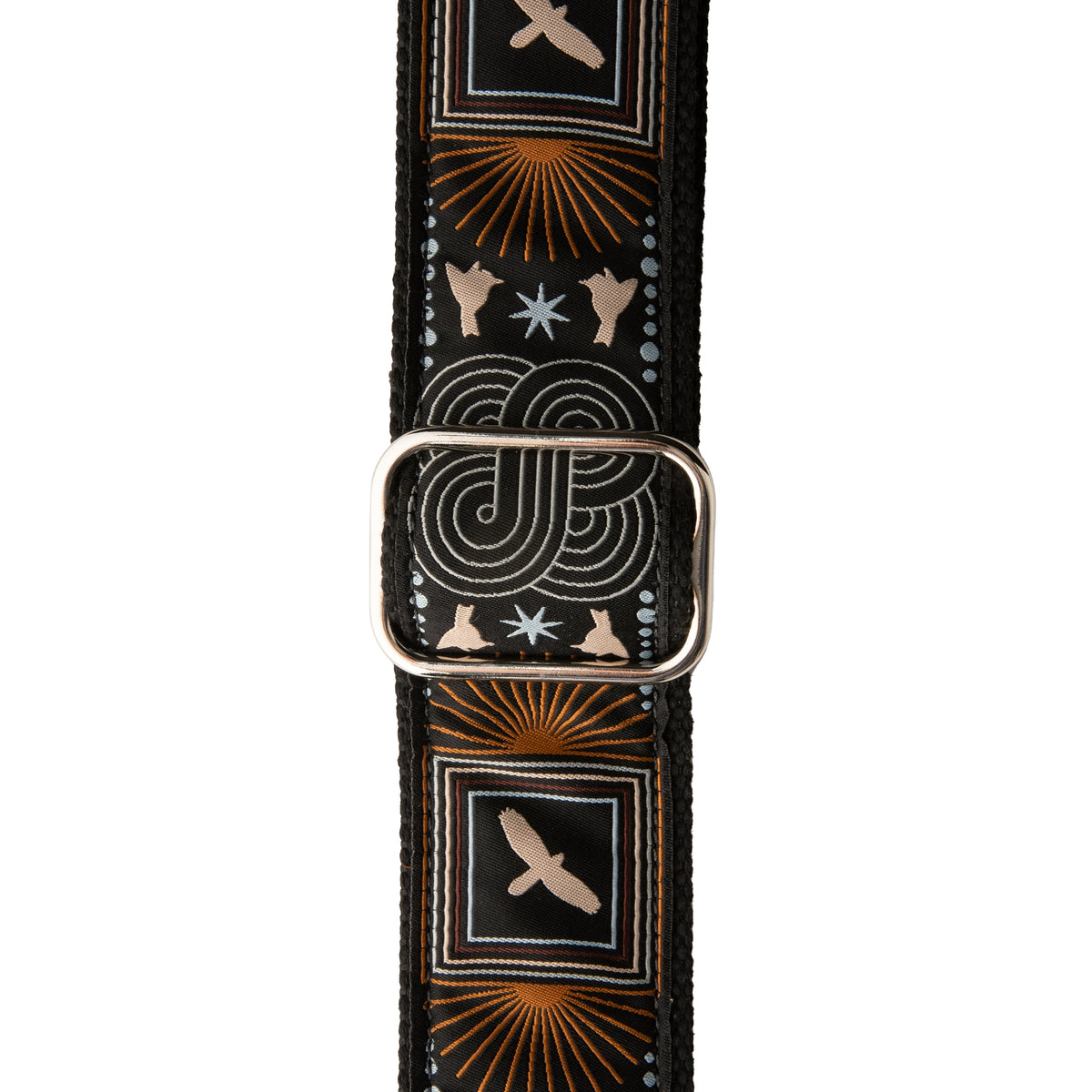 2” PRS Deluxe Retro Strap, Custom Jacquard, Beige Birds