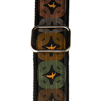 PRS Deluxe Retro Guitar Strap with Custom Jacquard - Orange Birds