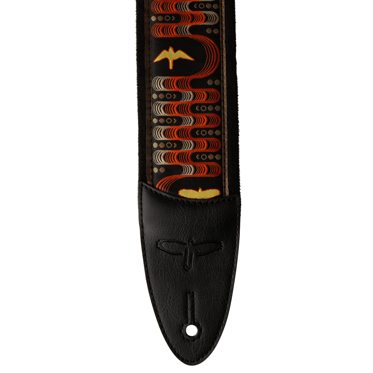 PRS 2.4" Padded Guitar Strap w/FLASH, Custom Jacquard Birds Wavelength