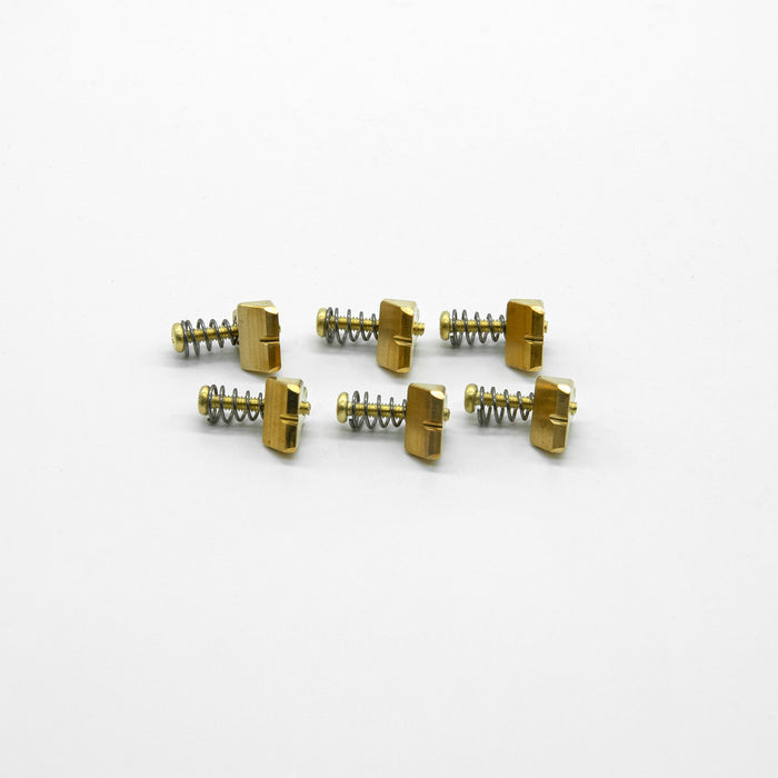 Two Piece Bridge Saddles - Set of Six