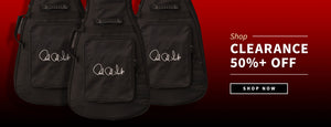 Shop Clearance 50% Off (gig bags shown) shop now