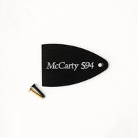 PRS Truss Rod Cover, Black Anodized Aluminum, Etched Model Name