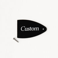 PRS Truss Rod Cover, Black Plastic, SE Series