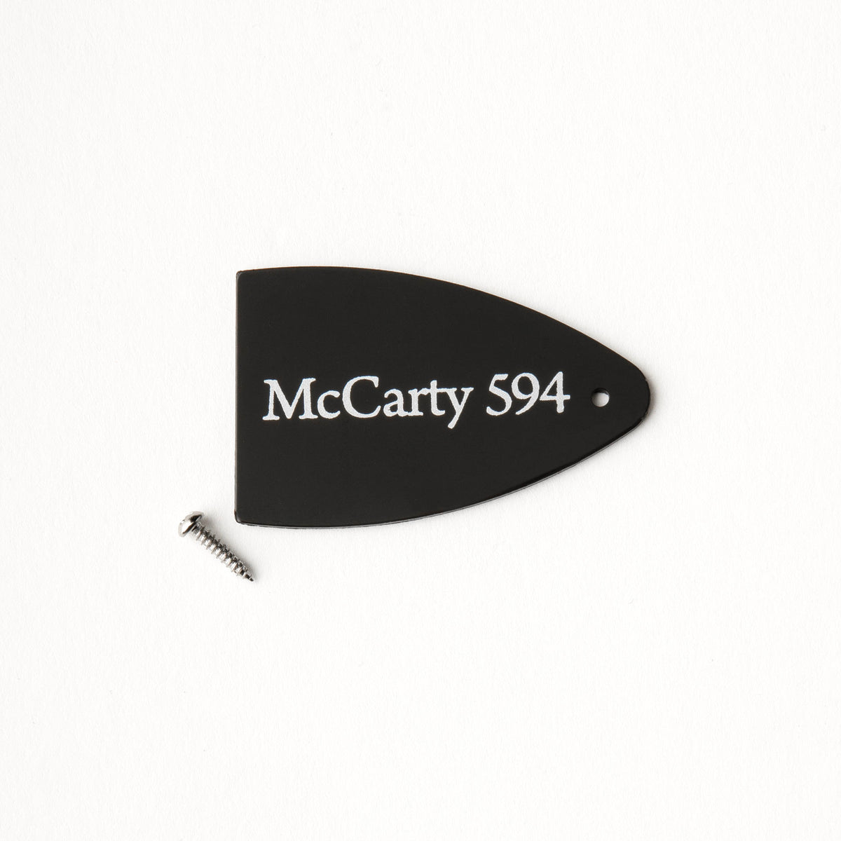 PRS Truss Rod Cover, Black Plastic, SE Series