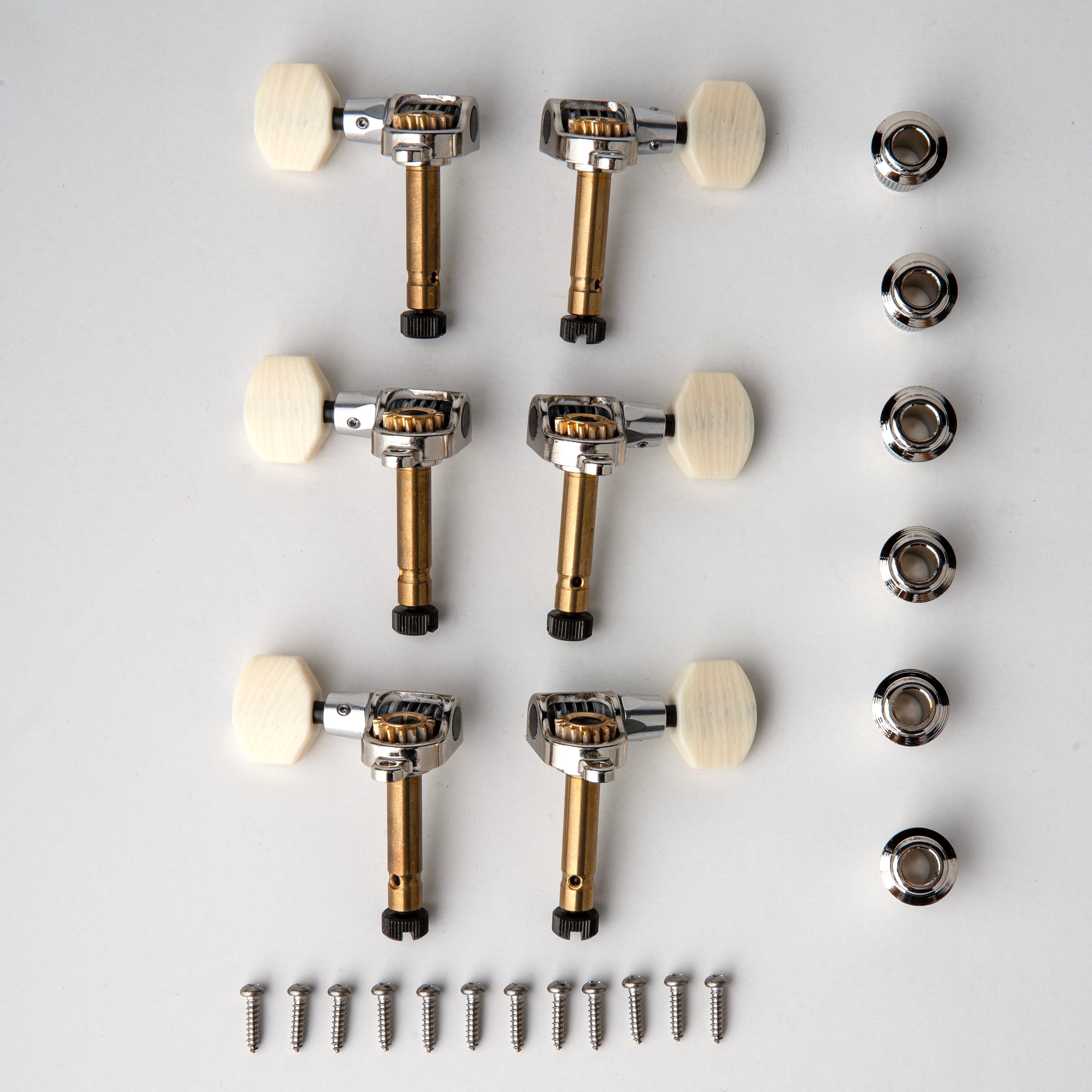 PRS Phase III Tuners w/ Faux Bone Buttons, Locking – PRS Guitars