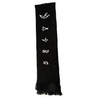 PRS Scarf, Jacquard Birds, Black