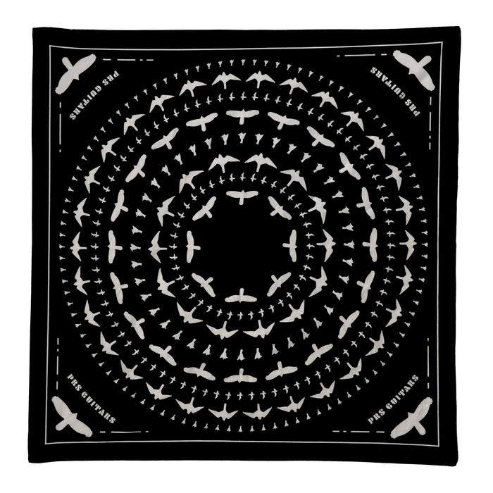 PRS Traditional Bird Bandana - Black & Military Green