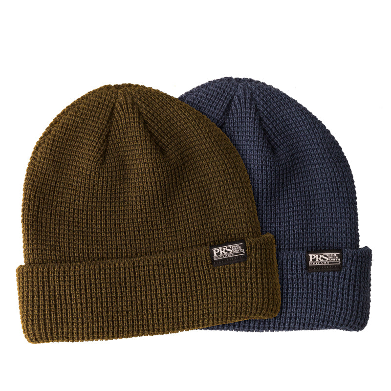 PRS Block Logo Knitted Beanie (Green or Blue)