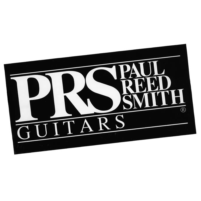 PRS Block Logo Sticker, Black