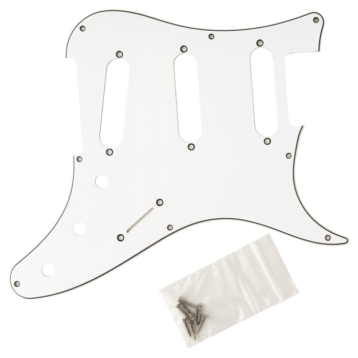 Silver Sky Pickguard, White