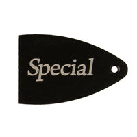 Core, Black Anodized Aluminum, Etched Truss Rod Cover