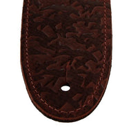 PRS 2.5” Leather Bird Swarm Strap (Green, Rust, and Tan)